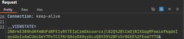 figure 7 - BurpSuite Request 